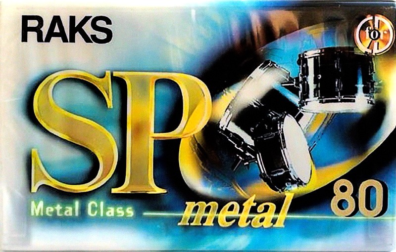 Compact Cassette RAKS SP Metal 80 Type IV Metal 1996 Europe