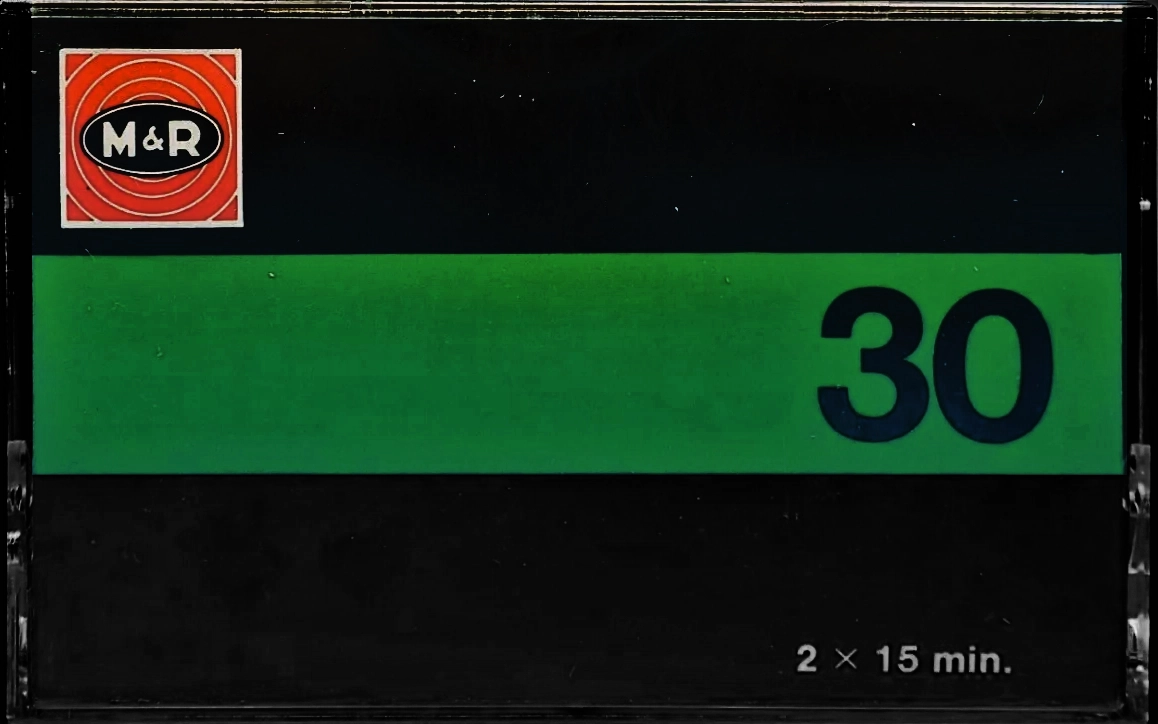 Compact Cassette M&R 30 Type I Normal 1980 Germany