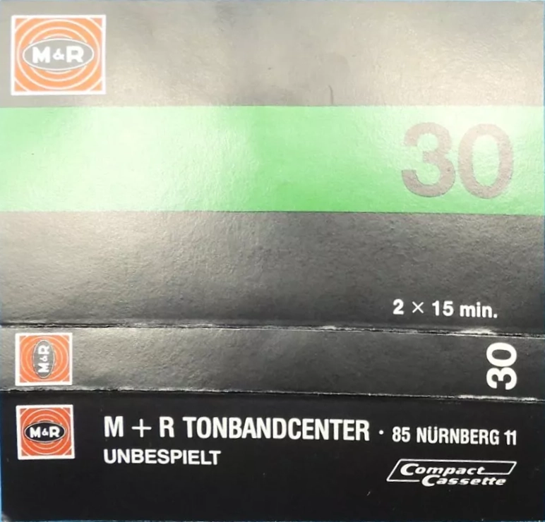 Compact Cassette M&R 30 Type I Normal 1980 Germany