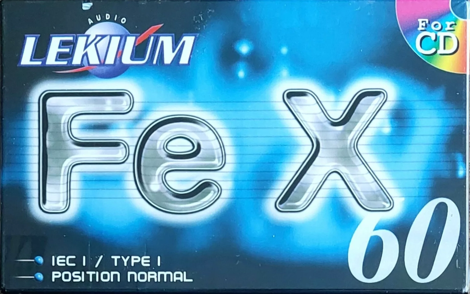 Compact Cassette Lekium Fe X 60 Type I Normal Europe