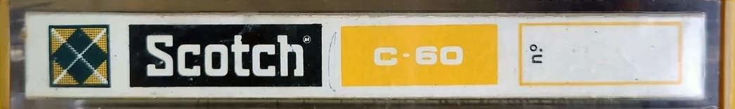 Compact Cassette Scotch 60 Type I Normal 1972 Brazil