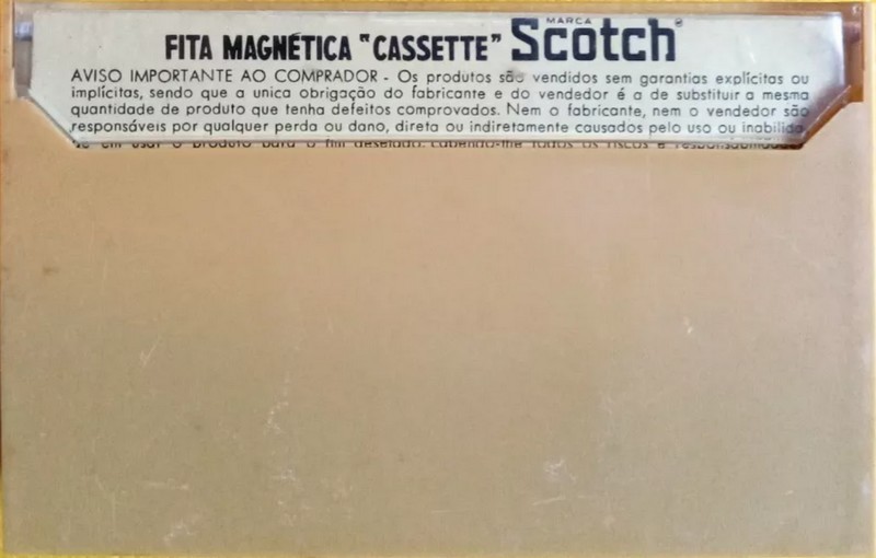 Compact Cassette Scotch 60 Type I Normal 1972 Brazil