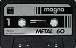 Compact Cassette Magna Metal 60 Type IV Metal 1979 Europe