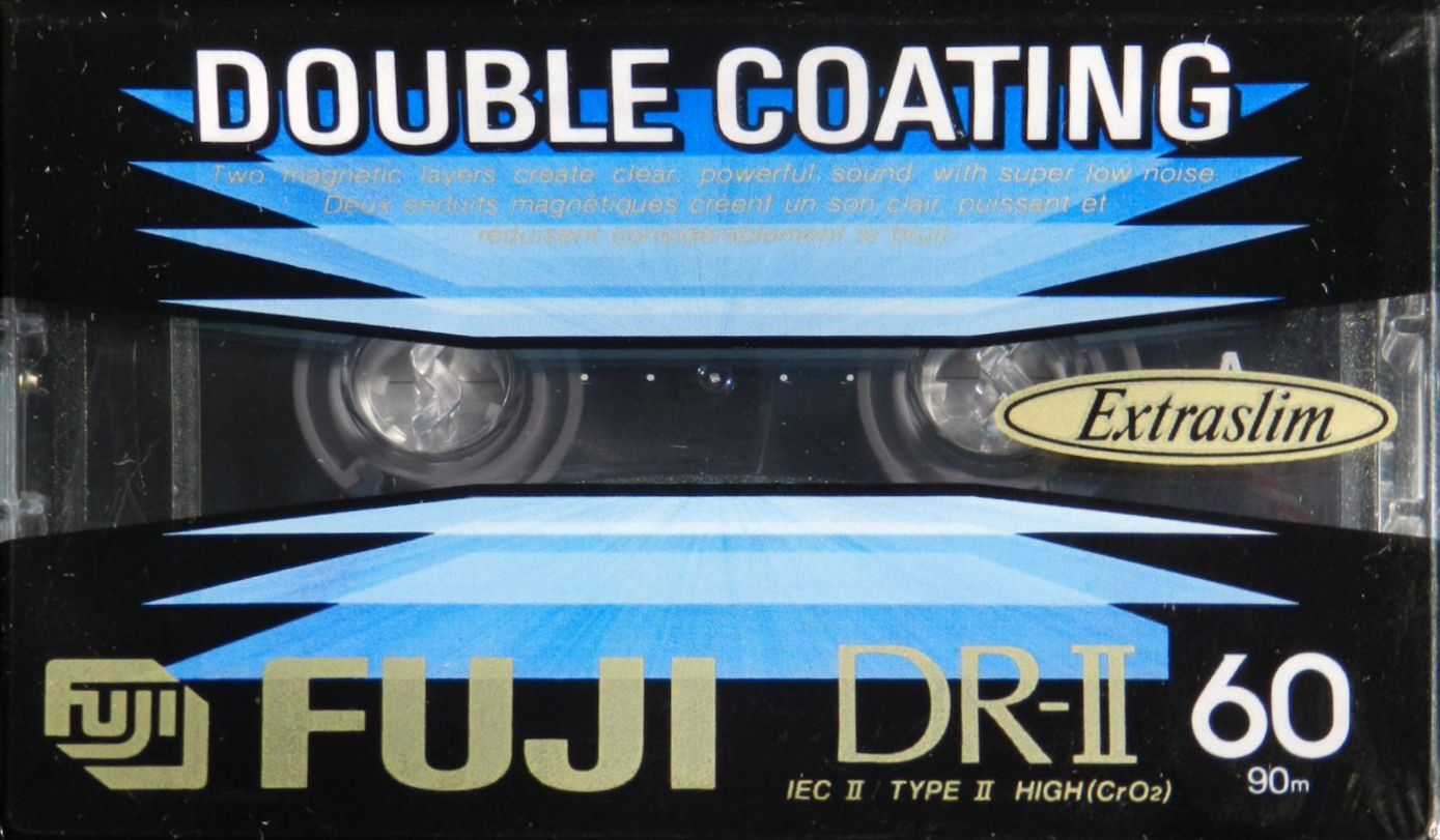 Compact Cassette Fuji DR-II 60 Type II Chrome 1992 North America