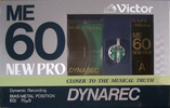 Compact Cassette Victor Metal / Me 60 "Dynarec ME60 New Pro" Type IV Metal 1985 Japan