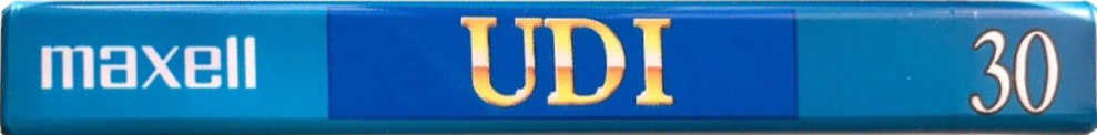 Compact Cassette Maxell UDI / UD1 30 "UD1-30G" Type I Normal 1994 Japan