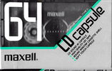 Compact Cassette Maxell CD Capsule 64 Type I Normal 1990 Europe