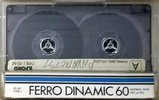 Compact Cassette Ilford FD 60 "Ferro Dinamic" Type I Normal 1984 Europe
