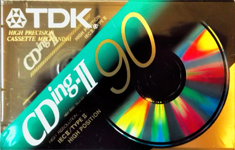 Compact Cassette TDK CDing 2 90 "CDING2-90EB" Type II Chrome 1997 Europe