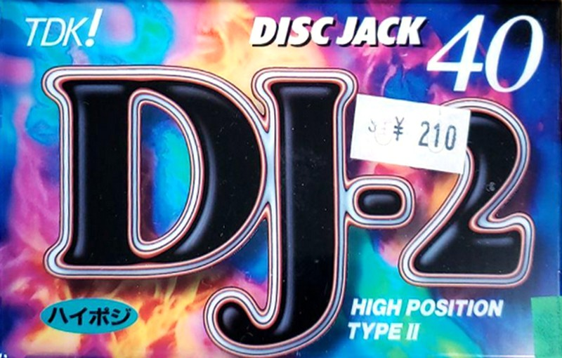 Compact Cassette TDK DJ2 Disc Jack 40 "DJ2-40N" Type II Chrome 1996 Japan