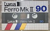 Compact Cassette Luma Ferro Mk II 90 Type I Normal 1982 Sweden