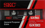 Compact Cassette SKC GX 90 Type I Normal 1984 Europe