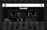 Compact Cassette Scotch CX 60 Type I Normal 1987 Europe, North America