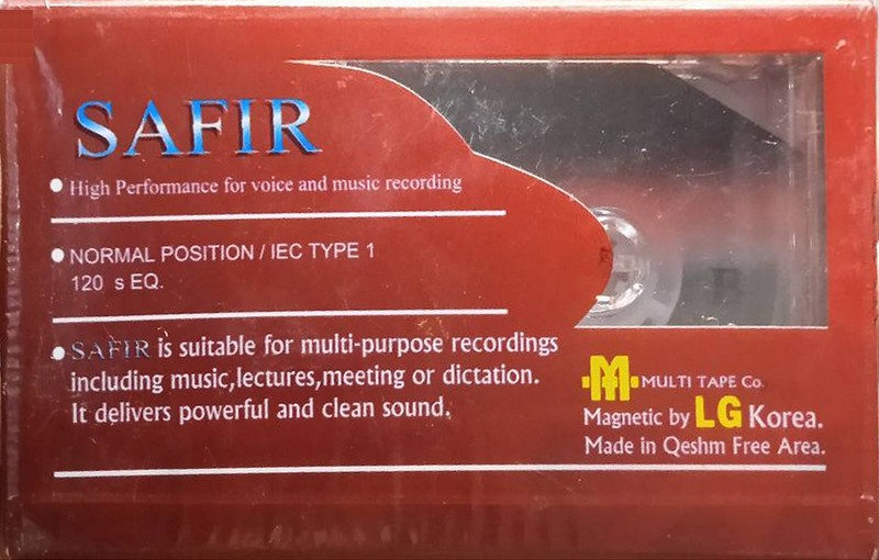 Compact Cassette Safir 60 Type I Normal Iran
