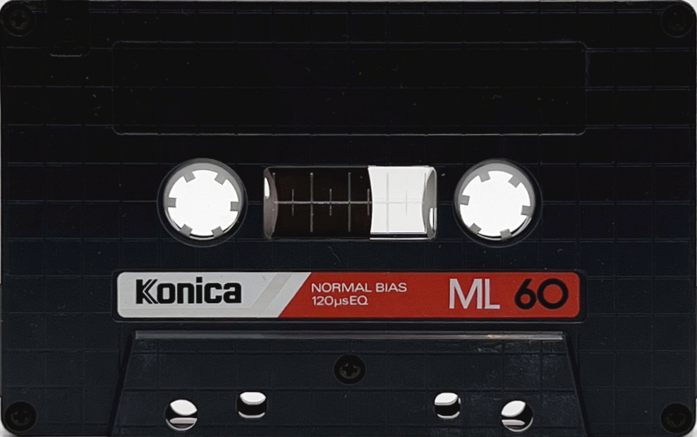 Compact Cassette Konica ML 60 Type I Normal 1984 USA