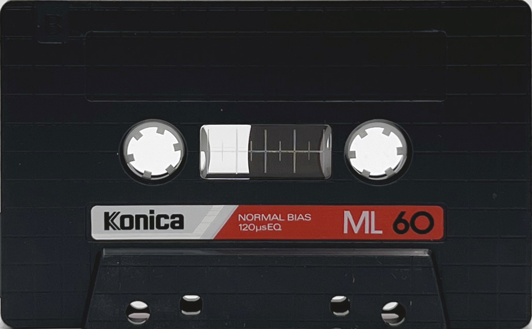 Compact Cassette Konica ML 60 Type I Normal 1984 USA
