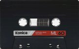 Compact Cassette Konica ML 60 Type I Normal 1984 USA
