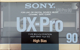 Compact Cassette Sony UX-Pro 90 Type II Chrome 1988 USA