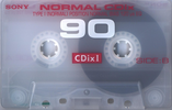 Compact Cassette Sony CDix I 90 "C-90CDX1E" Type I Normal 1997 Japan