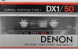 Compact Cassette Denon DX1 50 Type I Normal 1983 Japan