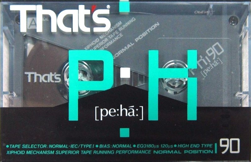Compact Cassette Thats PH-I 90 Type I Normal 1988 Japan