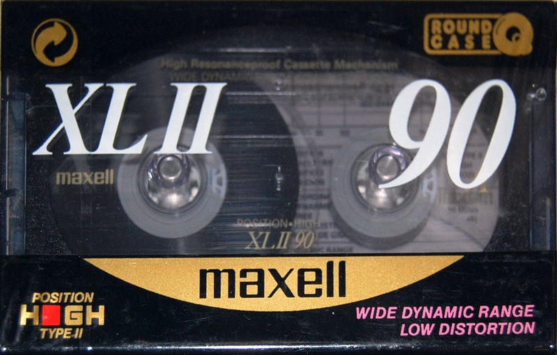Compact Cassette Maxell XLII 90 Type II Chrome 1991 Europe