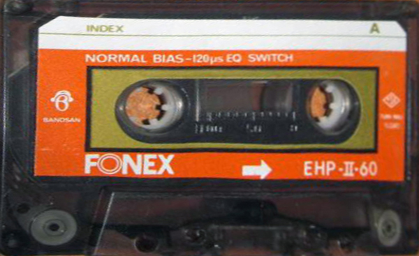 Compact Cassette Fonex EHP II 60 Type I Normal Turkey