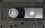 Compact Cassette TDK AR-X 90 "AR-X90G" Type I Normal 1987 Japan