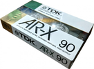 Compact Cassette TDK AR-X 90 "AR-X90G" Type I Normal 1987 Japan