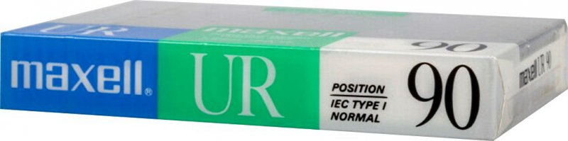 Compact Cassette Maxell UR 90 "Tinted Oval Window" Type I Normal 1988 Europe