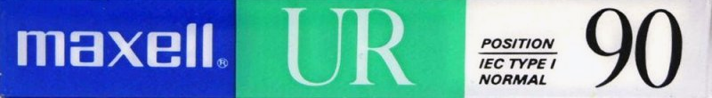 Compact Cassette Maxell UR 90 "Tinted Oval Window" Type I Normal 1988 Europe