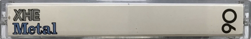 Compact Cassette Audio Magnetics XHE Metal 90 Type IV Metal 1979 Canada