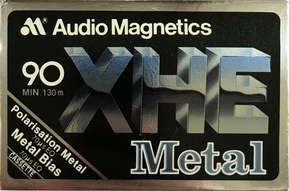 Compact Cassette Audio Magnetics XHE Metal 90 Type IV Metal 1979 Canada