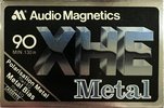 Compact Cassette Audio Magnetics XHE Metal 90 Type IV Metal 1979 Canada