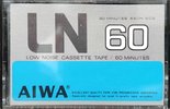 Compact Cassette Aiwa LN 60 "transparent" Type I Normal 1976 Europe