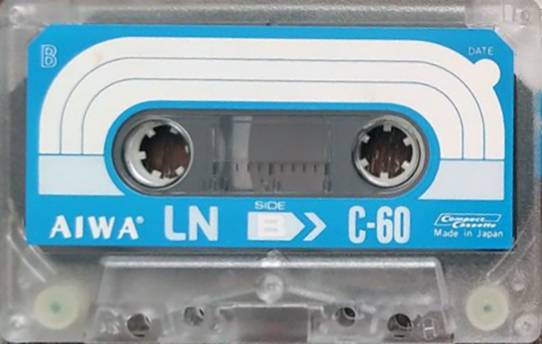 Compact Cassette Aiwa LN 60 "transparent" Type I Normal 1976 Europe