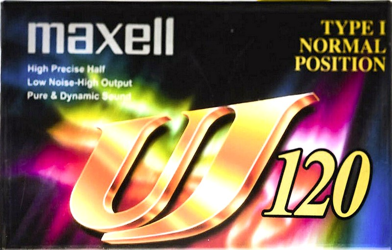 Compact Cassette Maxell UJ 120 "UJ-120" Type I Normal 2000 Japan