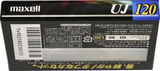 Compact Cassette Maxell UJ 120 "UJ-120" Type I Normal 2000 Japan