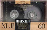 Compact Cassette Maxell XLII 60 Type II Chrome 1988 Europe