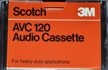 Compact Cassette Scotch AVC 120 Type I Normal 1972 USA