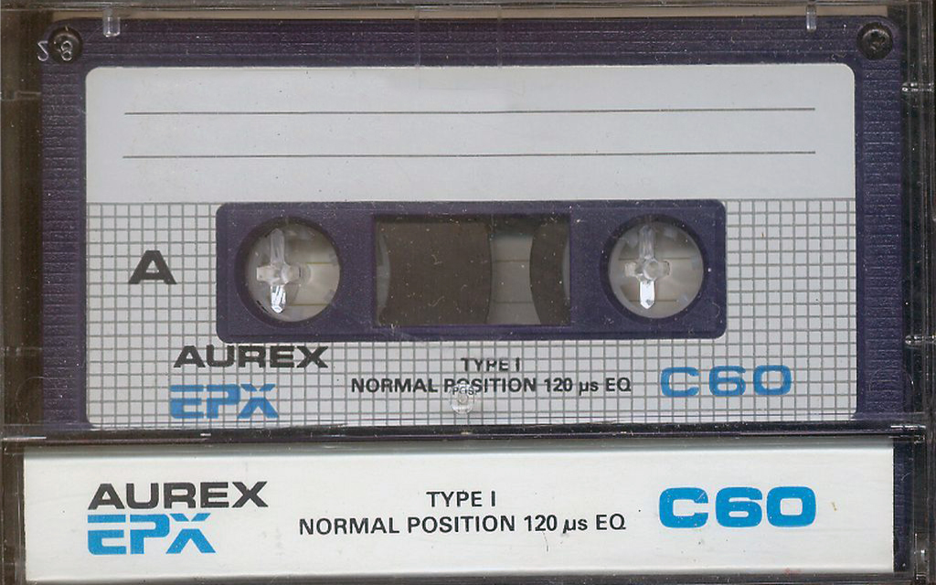Compact Cassette Aurex EPX 60 Type I Normal 1980 Latin America