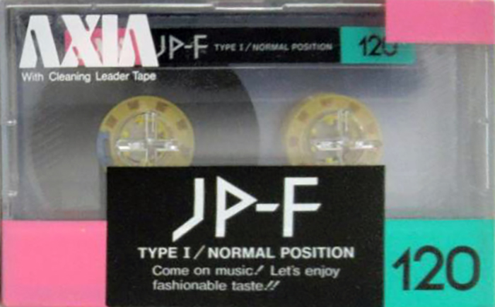 Compact Cassette AXIA JP-F 120 Type I Normal 1985 Japan