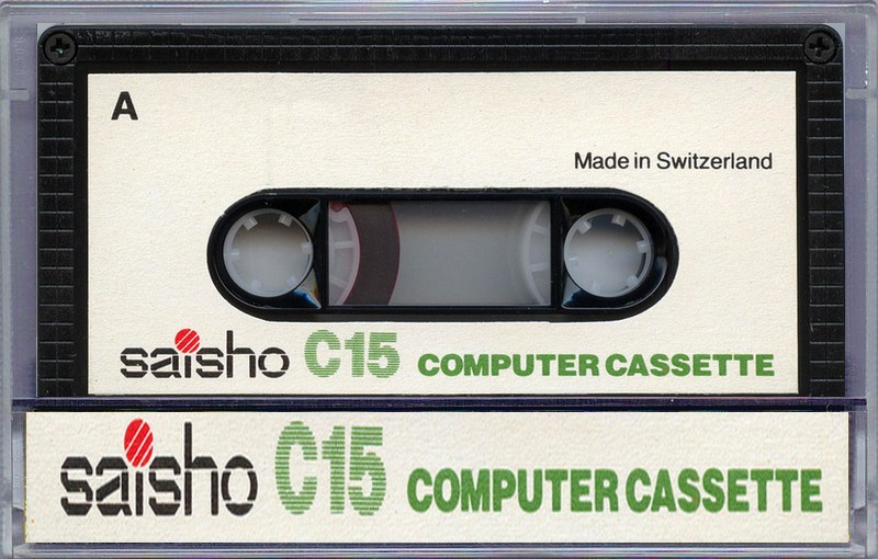 Compact Cassette Saisho 15 Computer Cassette 1985 UK