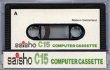 Compact Cassette Saisho 15 Computer Cassette 1985 UK