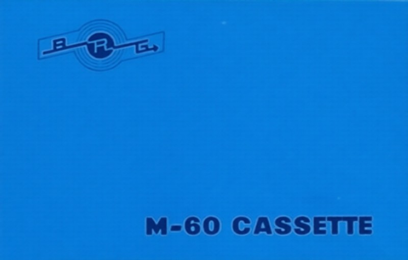 Compact Cassette BRG 60 Type I Normal 1971 Hungary