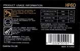 Compact Cassette Goldstar HP 60 Type I Normal 1990 USA