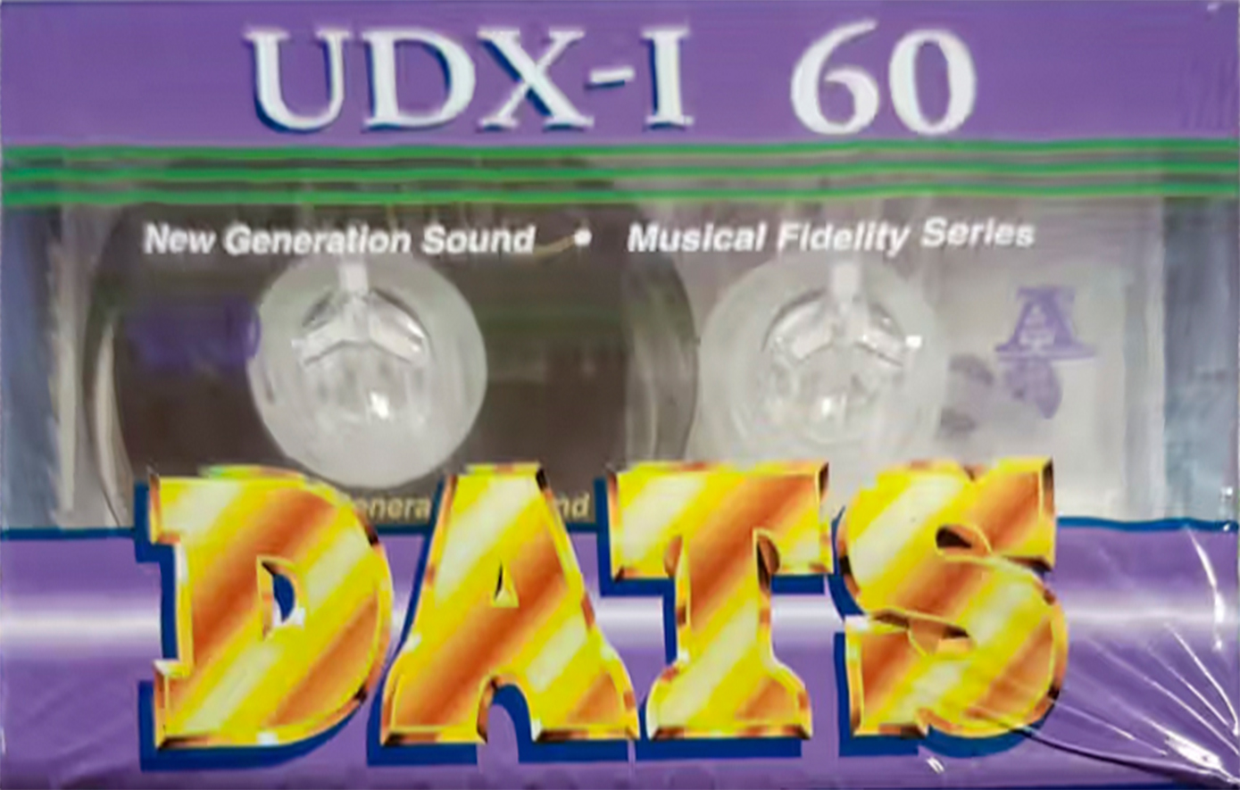 Compact Cassette Dats 60 "UDX-I" Type I Normal Unknown Country