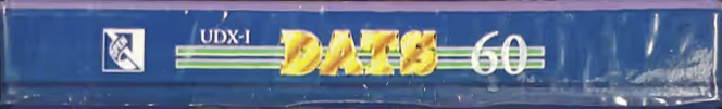 Compact Cassette Dats 60 "UDX-I" Type I Normal Unknown Country