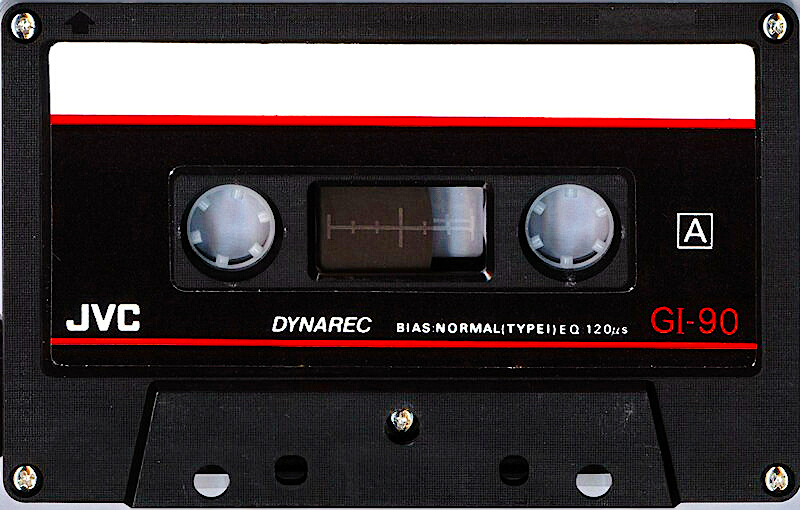 Compact Cassette JVC GI 90 "Dynarec" Type I Normal 1988 North America
