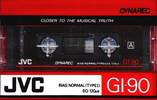 Compact Cassette JVC GI 90 "Dynarec" Type I Normal 1988 North America